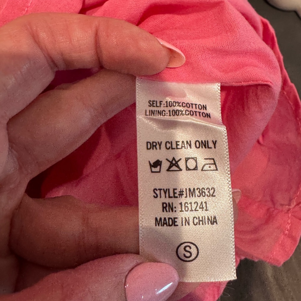 J.Marie Sleeveless Tropical Tiered Midi Dress in Coral Pink - Picture 7 of 7